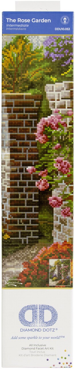 Diamond Dotz Diamond Art Kit 21"X16.8"-Thomas Kinkade The Rose Garden